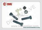 PVDF plastic bolt and nut hex head screw M8,M10,M12,M14,M16,M20,M22 plastic screw