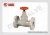 PN10 bar PP-H thermoplastic globe valve,1/2&quot; to 8 DIN,ANSI,JIS flange, manual operation