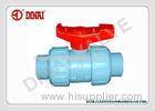 PN16 bar CPVC plastic true union socket ball valve,1/2" to 12 DIN,ANSI,JIS double union