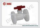 PN10 bar PVDF plastic flange ball valve,1/2