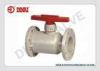 PN10 bar PP-H plastic flange ball valve,1/2