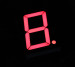 led clock 0.30inch single digit 7 segment led display