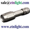 Flashlight SS-T15 Anodized Aluminum Alloy ual Use 1x18650 Cell or 3xAAA Cells Batt Telescopic Focusing Lens Cree XML T6