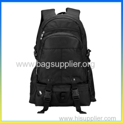 Trendy black lightweight sports bag laptop european style backpack bag