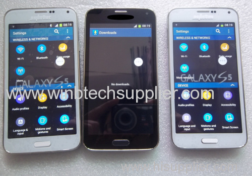 1:1 HDC 9600 i9600 G900 Phone Android 4.4.2 5.1 inch MTK6582 WCDMA GPS S 5 5MP 2G RAM 16G ROM HDC S5
