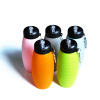 1 liter silicone patent anti slip folding silicone water bottle