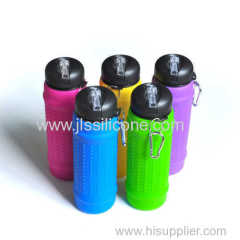 1.5liter collapsible silicone water bottle