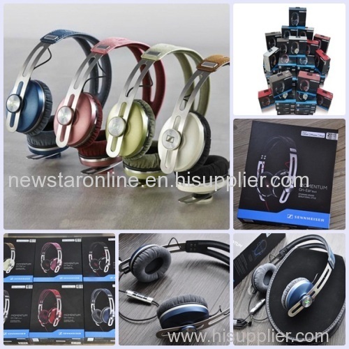 AAA Quality black.white.red.blue.green.pink.brown Sennheiser MOMENTUM On ear headphone 1:1 as original for iphone/Samsun