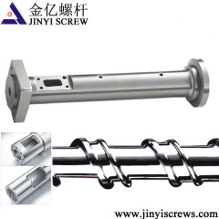 Barrier Screw with Grooved Feeding Barrel