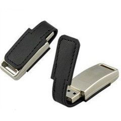 OEM leather pen drive with free logo