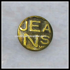 Hollow metal Jeans Button brass fixed button for men various designs customized