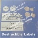 Security Destructible Seal Stickers