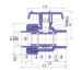 CPVC & PVC Single Union Ball Valve With ASTM Standard