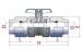 PP compression ball valves