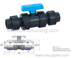PP compression valve with pressure 1.6MPa