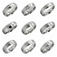 Cobalt chrome rings for men