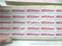 Custom Silkscreen Print Very Thick 250micron PVC Stickers With Glossy Finished,Silkscreen Print PVC Label With 3M Glue