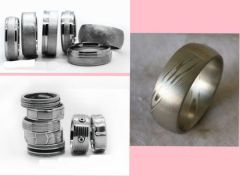 Titanium ring,mens titanium rings