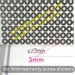 3mm round warranty screw fragile stickers