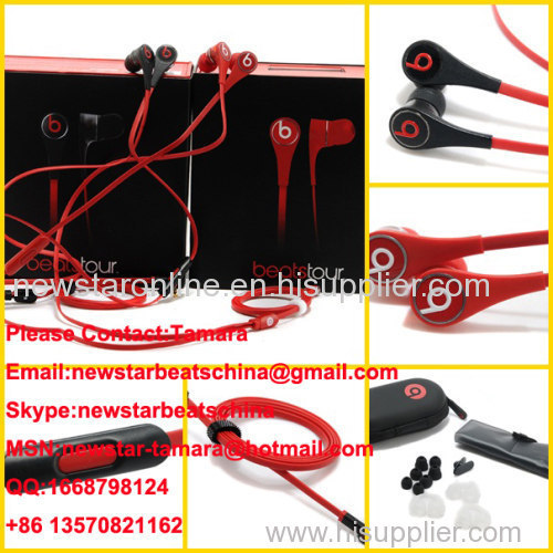Black/white/red beats tour 2.0 v2 earphone by dr dre with original packages AAAAA Quality
