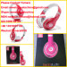 Pink/orange new beats studio 2.0 v2 headphone by dr dre 1:1 as original