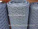 PVC Coated 4'' Woven Hexagonal Wire Netting With Low Carbon Steel