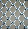 Stainless Steel Chain Link Fencing Silver Colour For Railway / Road