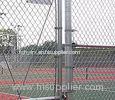 PE Dipped Coating Privacy Chain Link Fence Mesh 2'' With Rust Resistance