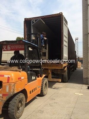 spray booth exported to Thailand