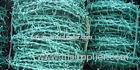 Weaving PVC Coated Barbed Wire , 2 Strands Garden Border Edging