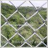 Cyclone Copper Chain Link Wire Mesh Fencing With Silver Diamond Metal Netting