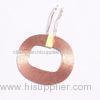 A5 Round Gold Copper Wire Qi Wireless Charger Coil For Mobile Phones
