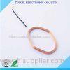 RFID Antenna Coil Dia 0.8mm , Copper Wire Radiofrequency Coils For Card Tags