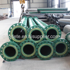 Steel lining PU wear-resistant pipe