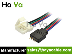 Connector Cable cord adapter for LED RGB Strip to Controller