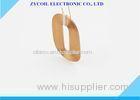 IPhone Self-bonding Round Qi Receiver Coil , Copper Wire Winding For High Frequency
