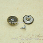 Fashion Custom Jeans Rivets Buttons for Garment