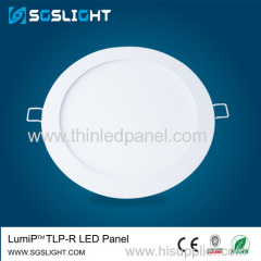 3 years warranty CE RoHS 10w round led flat panel lighting