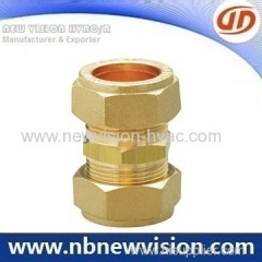 Brass Flare Union - Male Elbow & Female Coupling