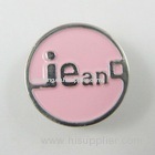 Fashion large metal button with logo