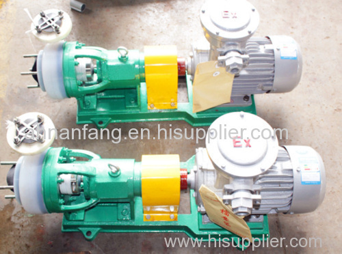 FSB Fluoroplastic Centrifugal Pump with Motor