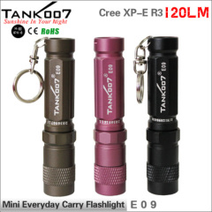 Tank007 E09 Waterproof Mini led flashlight
