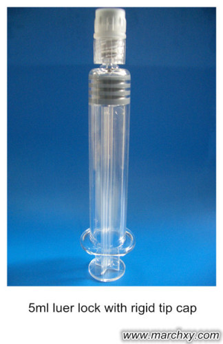 5ml luer lock with rigid tip cap