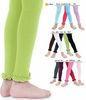 Jacquard Frilly Neon Green Tights , Beautiful Plus Size Footless Tights