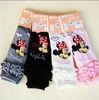 Anti - Pilling Childrens Footless Tights , Jacquard Mickey Mouse Tights