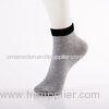 Winter Warm Mens Ankle Socks , Breathable Mens Gray Ankle Socks