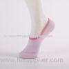 Pink Women No Show Socks , Spandex / Cotton No Show Boat Shoe Socks