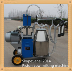 Mobile portable cow milking machine