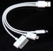 3 in 1 usb cable colorful usb charger cord usb multi charge cable