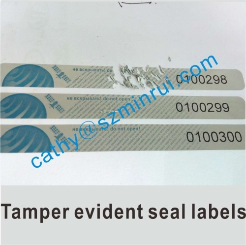 security seal sticker packaging label